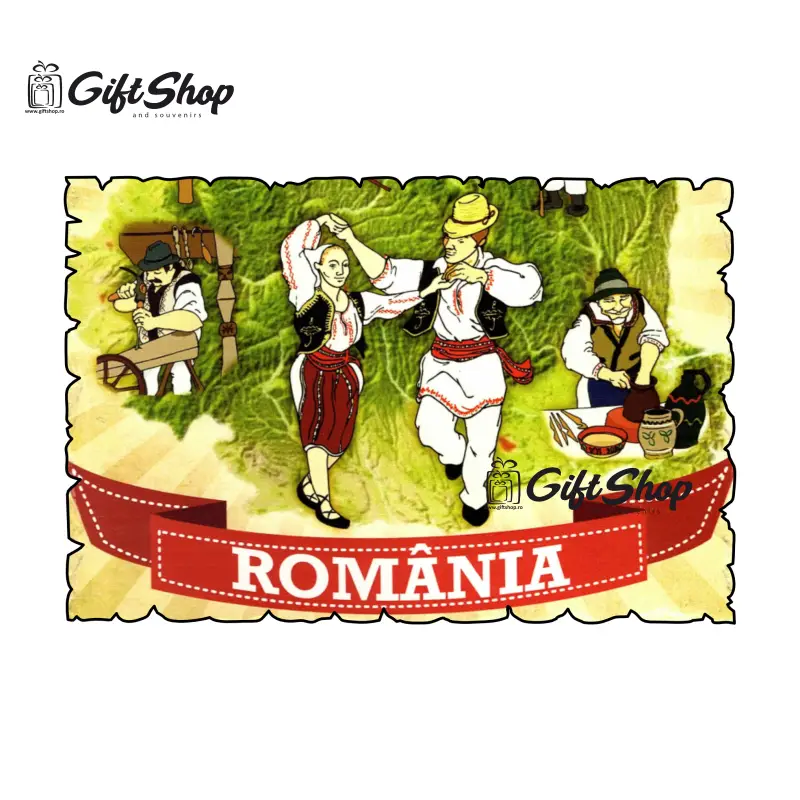 Tarani romania, magnet frigider  mgs028v